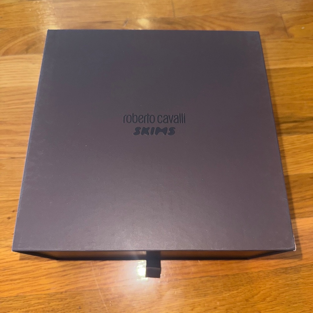 Skims x Roberto Cavalli Tiger Print Underwire Dress